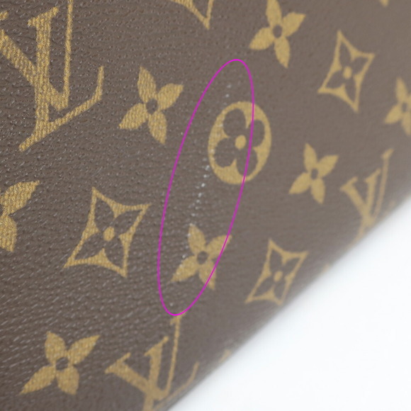 Louis Vuitton Looping MM Shoulder Bag Top Handle Brown Leather - Picture 10 of 10